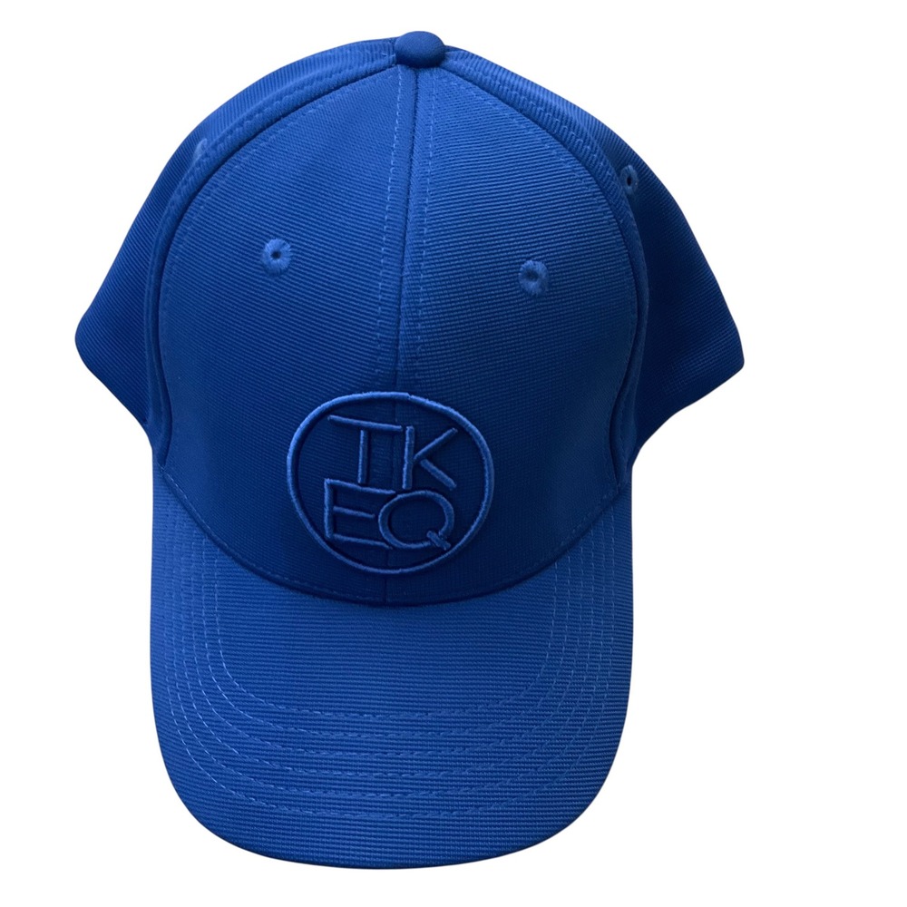 TKEQ Equestrian Royal Blue Snapback Baseball Cap Hat Tonal‎ Logo NWT